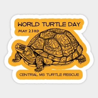 World Turtle Day - Eastern Box Turtle Sticker